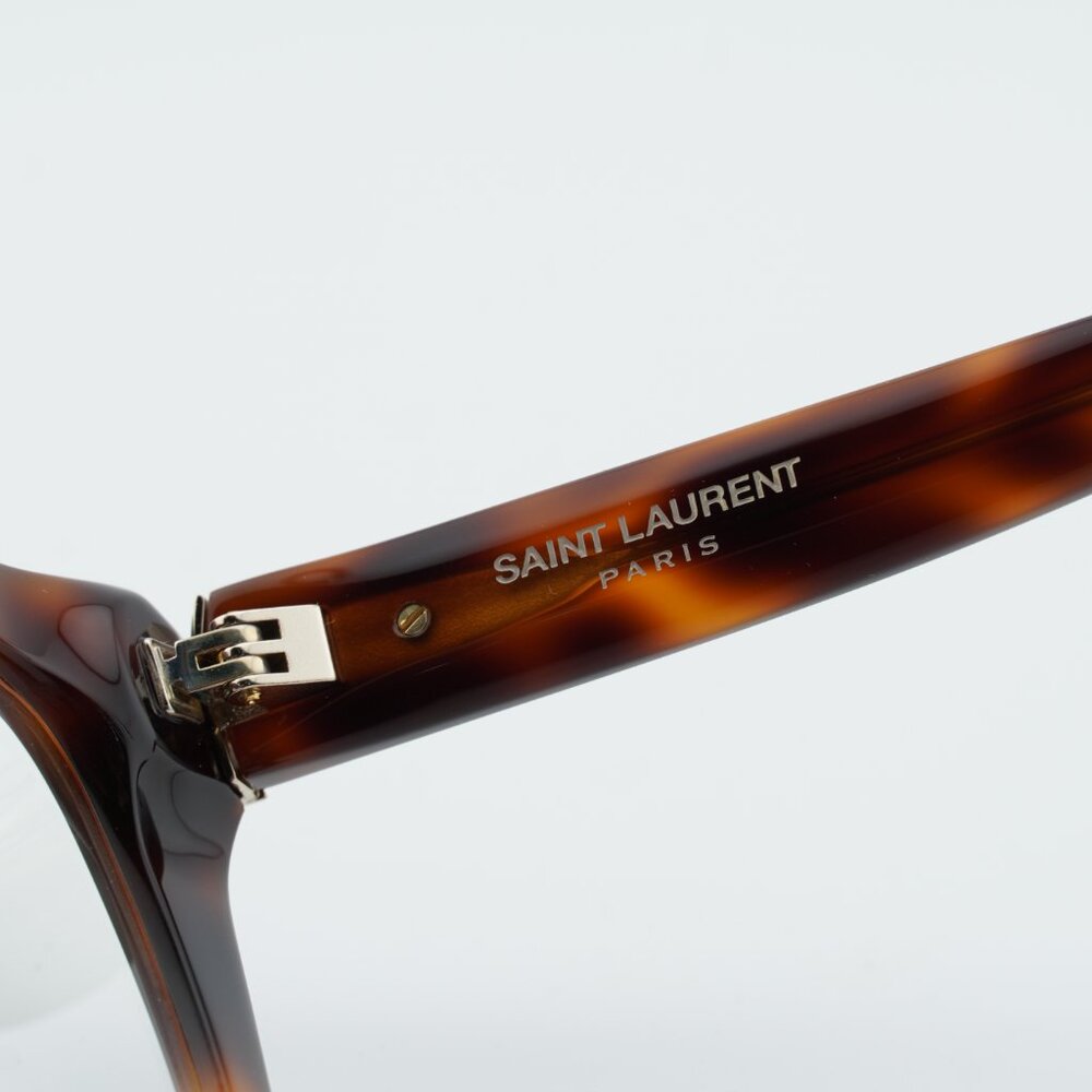 Saint Laurent SL M143 OPT 003 Eyeglasses Havana 51mm Square Frame - Picture 7 of 10